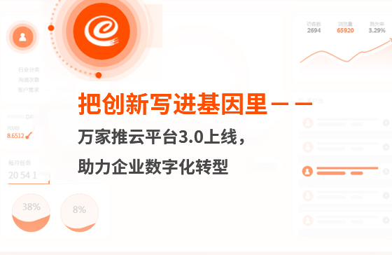 把創(chuàng)新寫進(jìn)基因里-萬家推云平臺3.0上線，助力企業(yè)數(shù)字化轉(zhuǎn)型